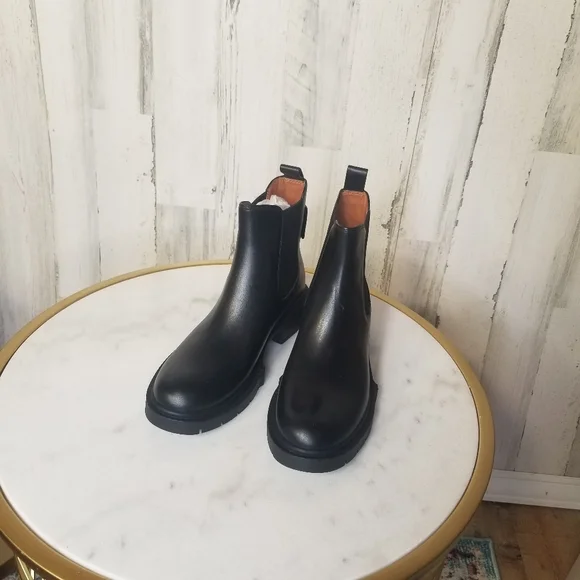 COACH Lyden Leather Bootie Black - Picture 6 of 7